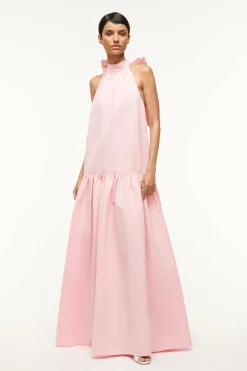 STAUD MAXI MARLOWE DRESS  PEARL PINK PEARLPINK New