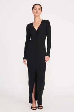 STAUD MAXI SHOKO SWEATER BLACK Clearance
