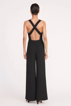 STAUD MEKAYLA JUMPSUIT   BLACK Sale