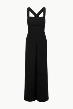 STAUD MEKAYLA JUMPSUIT   BLACK Sale