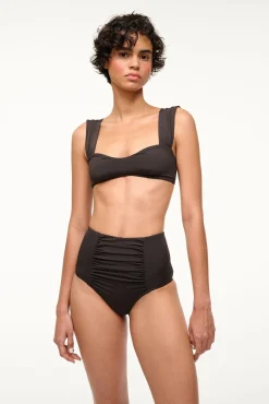 STAUD MELROSE BIKINI TOP   BLACK Discount