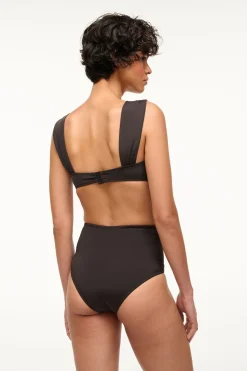 STAUD MELROSE BIKINI TOP   BLACK Discount