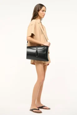 STAUD MIA SHOULDER BAG   BLACK Discount