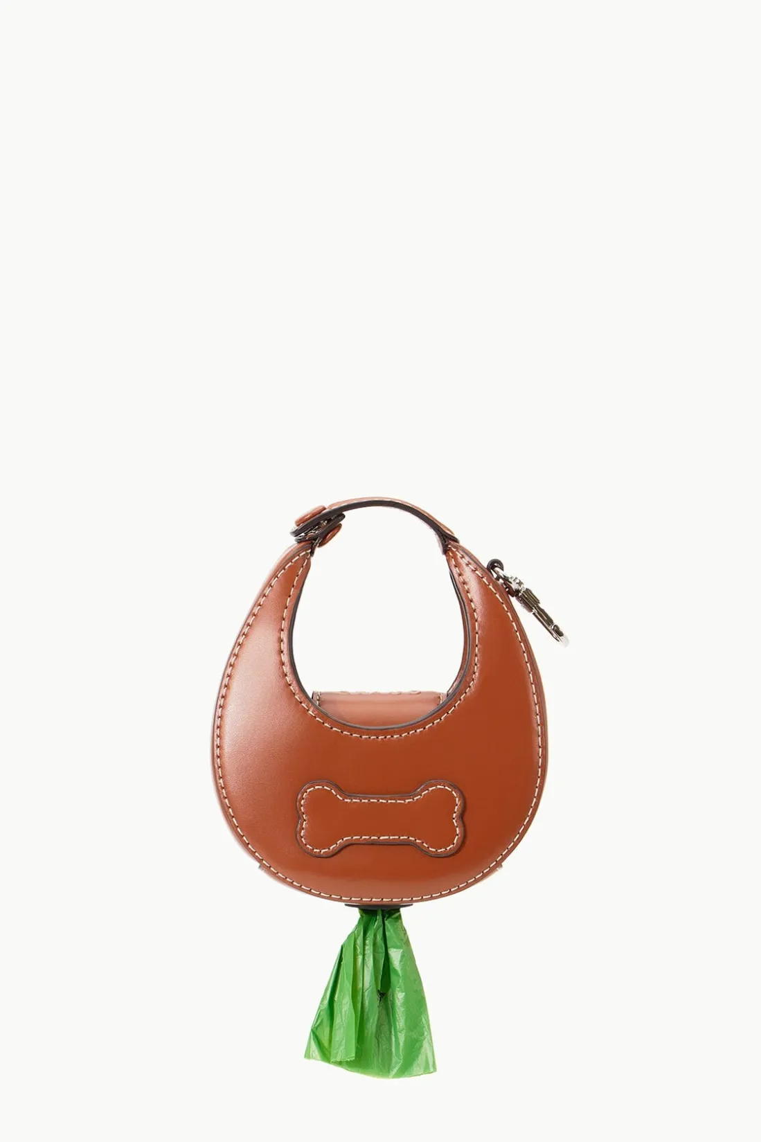 STAUD MICRO MOON POOP BAG CARRIER TAN Clearance
