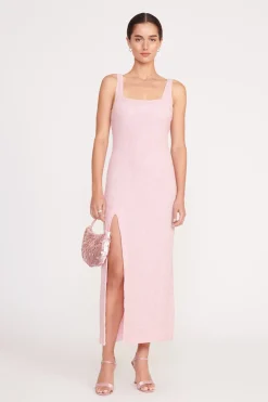 STAUD MIDI LE SABLE DRESS  CHERRY BLOSSOM CHERRYBLOSSOM Discount