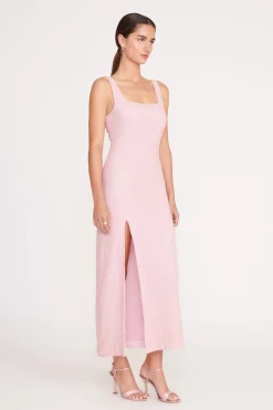 STAUD MIDI LE SABLE DRESS  CHERRY BLOSSOM CHERRYBLOSSOM Discount