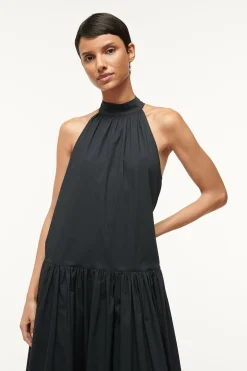 STAUD MIDI MARLOWE DRESS BLACK Outlet