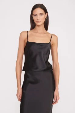 STAUD MILES REVERSIBLE TOP   BLACK Outlet