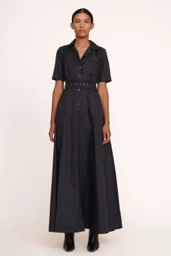 STAUD MILLIE DRESS   BLACK Discount