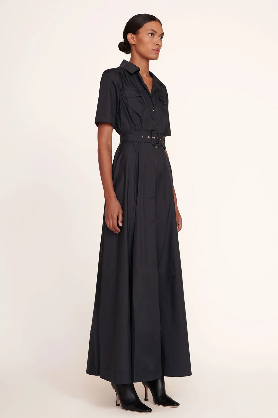 STAUD MILLIE DRESS BLACK Discount