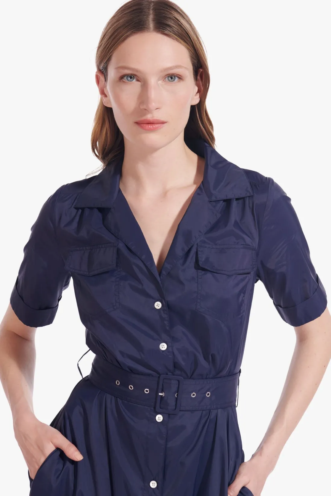 STAUD MILLIE DRESS NAVY Online