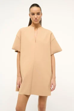 STAUD MINI AMIGONI DRESS   FAWN Best