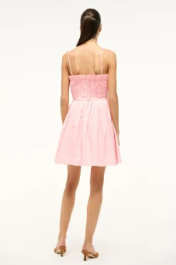 STAUD MINI BELLA DRESS  PEARL PINK PEARLPINK New