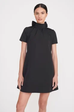 STAUD MINI ILANA DRESS   BLACK