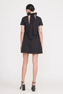 STAUD MINI ILANA DRESS   BLACK