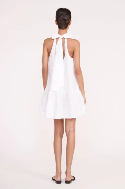 STAUD MINI MARLOWE DRESS   WHITE Online