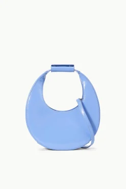 STAUD MINI MOON BAG  BLUE HYDRANGEA BLUEHYDRANGEA Discount