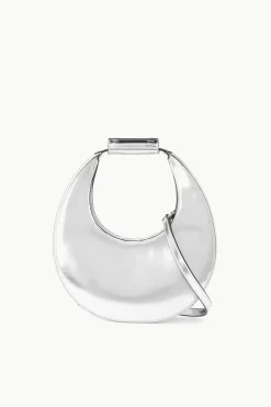 STAUD MINI MOON BAG   CHROME Best