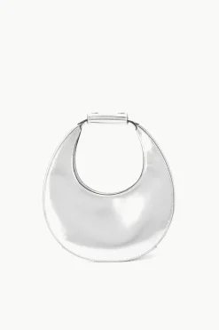 STAUD MINI MOON BAG   CHROME Best