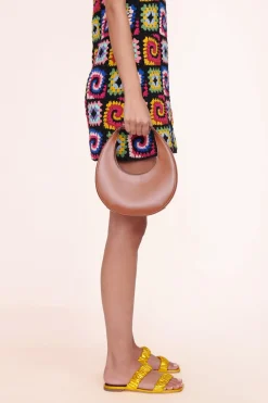 STAUD MINI MOON BAG   TAN Outlet