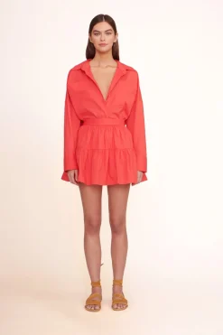 STAUD MINI SEA SKIRT   HIBISCUS Clearance