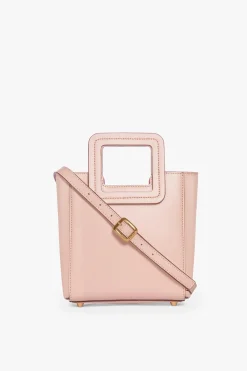 STAUD MINI SHIRLEY LEATHER BAG   BLUSH Online