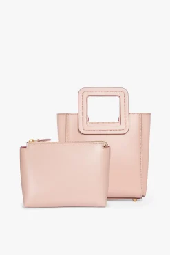 STAUD MINI SHIRLEY LEATHER BAG   BLUSH Online