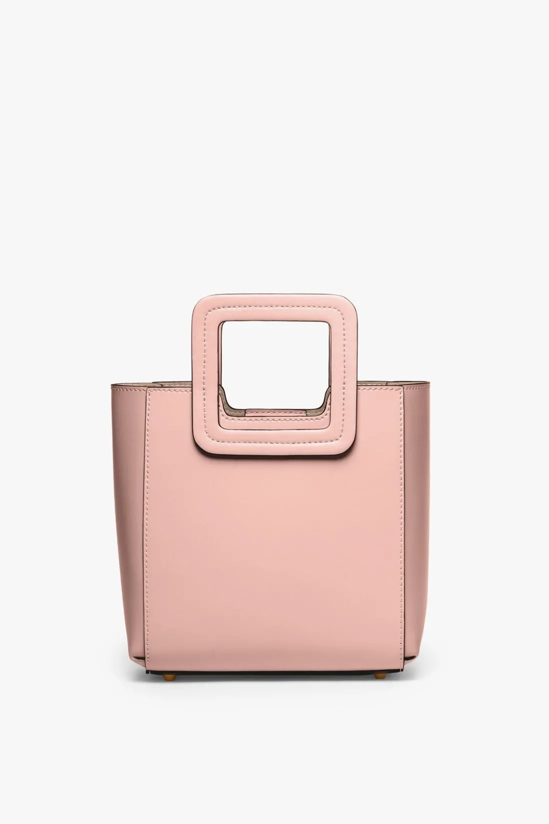 STAUD MINI SHIRLEY LEATHER BAG DARK BLUSH DARKBLUSH Discount