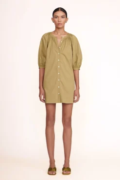 STAUD MINI VINCENT DRESS   KHAKI Online