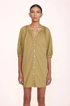 STAUD MINI VINCENT DRESS   KHAKI Online