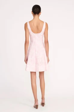 STAUD MINI WELLS DRESS  CHERRY BLOSSOM IVORY TOILE CHERRYBLOSSOMIVORYTOILE Hot