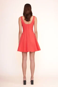 STAUD MINI WELLS DRESS   HIBISCUS Discount