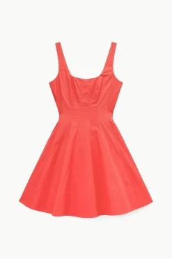 STAUD MINI WELLS DRESS   HIBISCUS Discount