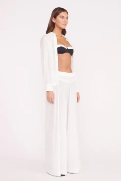 STAUD MIRIAM COVERUP TOP   WHITE Sale