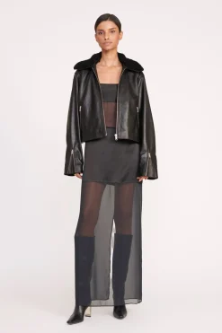 STAUD MISTY DRESS BLACK Online