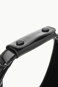 STAUD MOON BAG   POLISHED BLACK Online