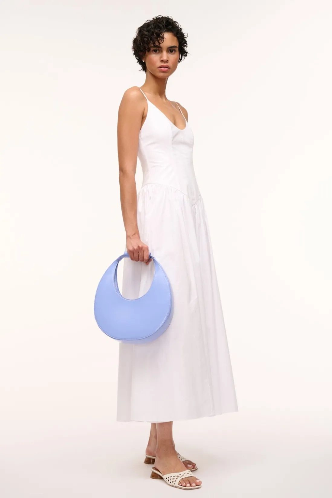 STAUD MOON BAG BLUE HYDRANGEA BLUEHYDRANGEA Best