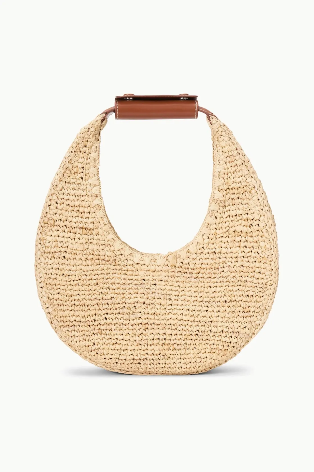 STAUD MOON RAFFIA BAG NATURAL RAFFIA NATURALTAN Outlet