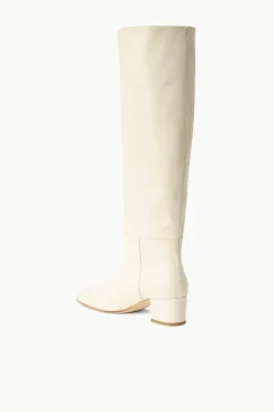 STAUD NANCY BOOT   CREAM