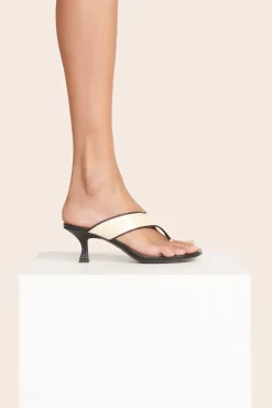 STAUD NATALIA THONG SANDAL   MAHOGANY Outlet