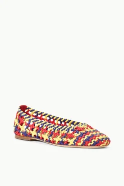 STAUD NELL CROCHET BALLERINA  RED ROSE MULTI REDROSEMULTI Sale