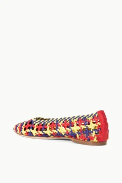 STAUD NELL CROCHET BALLERINA  RED ROSE MULTI REDROSEMULTI Sale