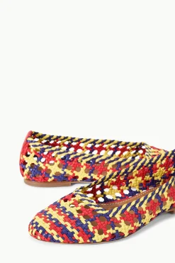 STAUD NELL CROCHET BALLERINA  RED ROSE MULTI REDROSEMULTI Sale