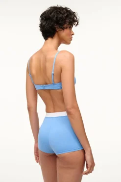 STAUD NELL SWIM SKIRT  AZURE WHITE AZUREWHITE Online