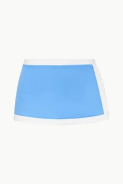 STAUD NELL SWIM SKIRT  AZURE WHITE AZUREWHITE Online