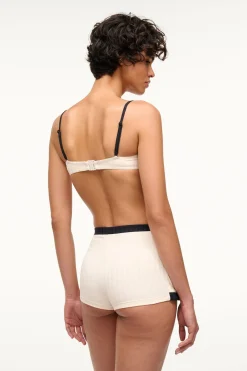 STAUD NELL SWIM SKIRT  IVORY BLACK IVORYBLACK Best
