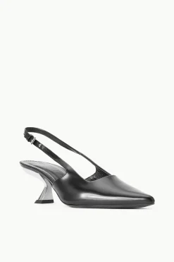 STAUD NEVE SLINGBACK HEEL  BLACK METALS BLACKMETALS New