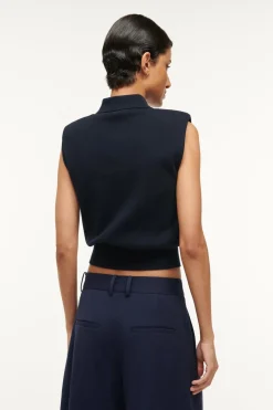 STAUD NOLA SWEATER   NAVY Best