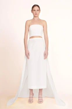 STAUD NYLA TOP   WHITE New