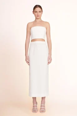 STAUD NYLA TOP   WHITE New